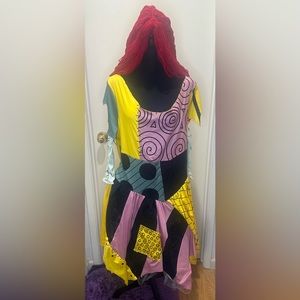 Spirit Sally Dress Nightmare Before Christmas Movie Character Cartoon Halloween